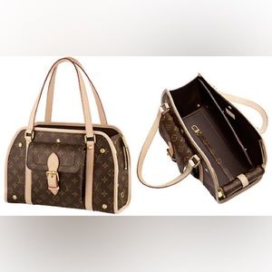 Authentic Louis Vuitton Monogram Canvas Sac Baxter PM